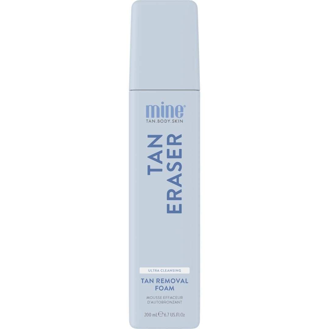 Minetan Self Tan Eraser Foam | 5 Minute Application, Best Sunless Tanning Mousse Remover, for a Smooth, Clean Skin Finish, for Face & Body Fake Tanner, Ultra Hydrating, 6.7 Fl Oz