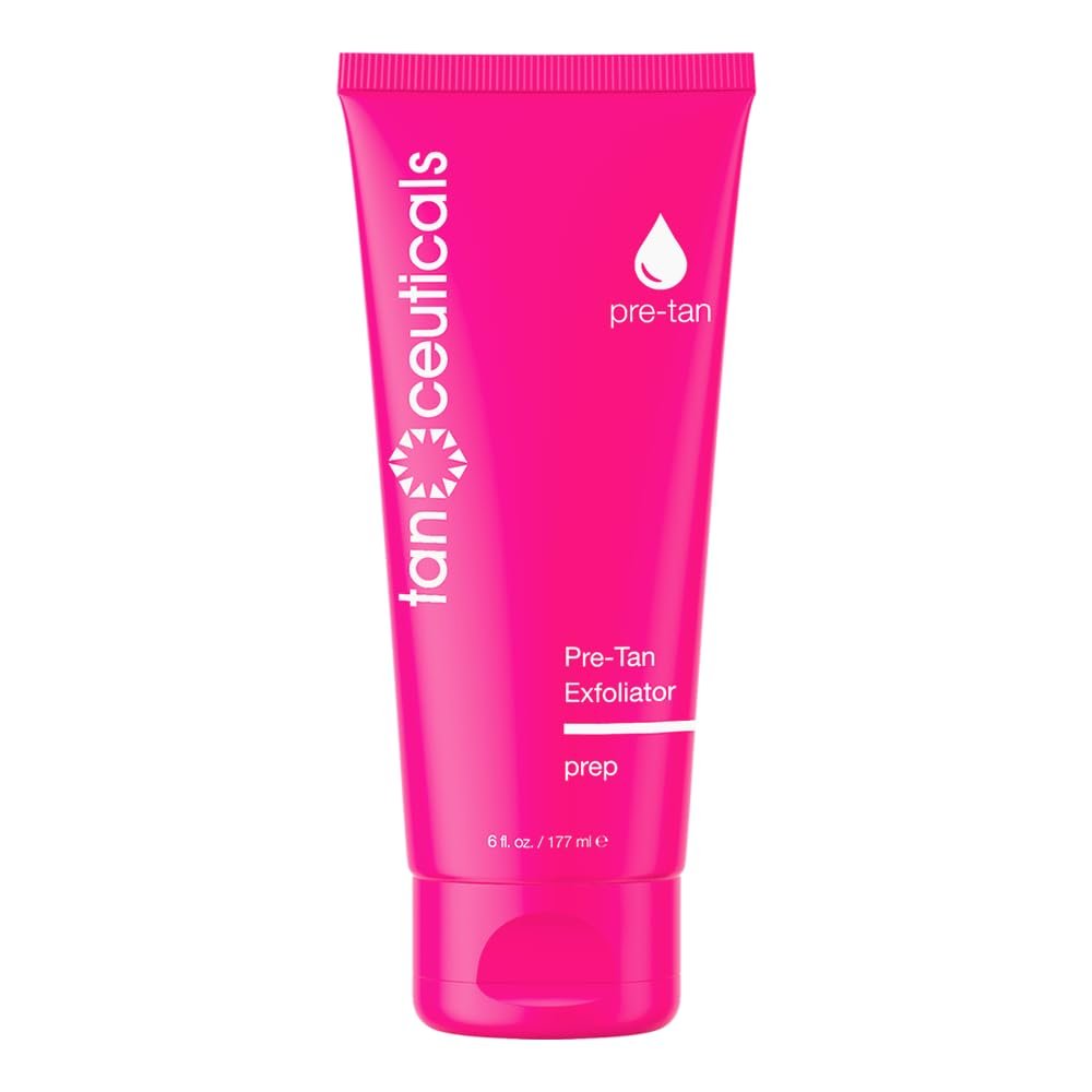 Tanceuticals Pre-Tan Exfoliator Scrub – Smooth, Soften & Prepare Your Skin – Naturally Exfoliating Apricot – Enriched with Acai Berry & Vitamin E – Coconut Scent, 6 FL oz