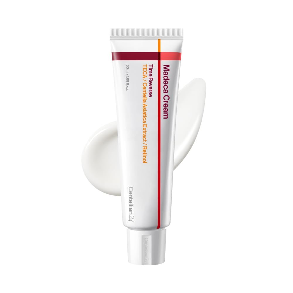 CENTELLIAN 24 Madeca Cream Time Reverse – Firming Face Moisturizer with TECA Centella Asiatica, Skin Elasticity & Barrier Support, Deep Hydration Anti-Aging Face Cream, Korean Skincare, 1.69 fl oz