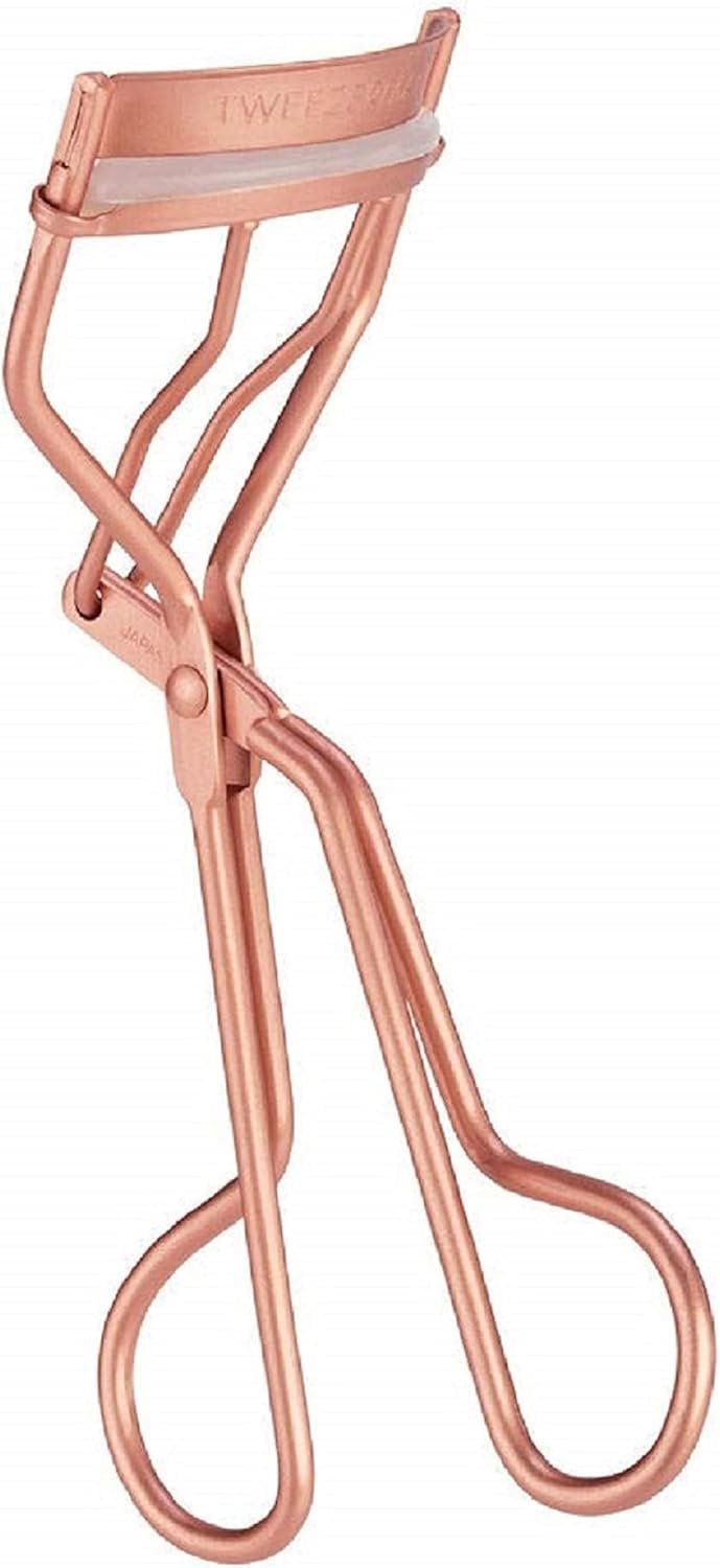 Tweezerman Rose Gold Eyelash Curler – All Eye Shapes, Eye Lash Curler Refill Pads