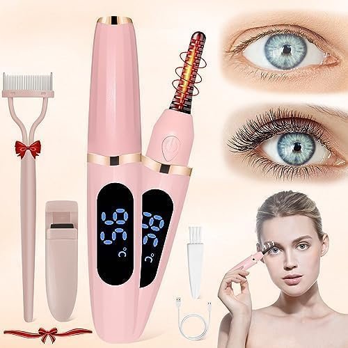 Electric Eyelash Curler with LED Display 3 Temp Settings