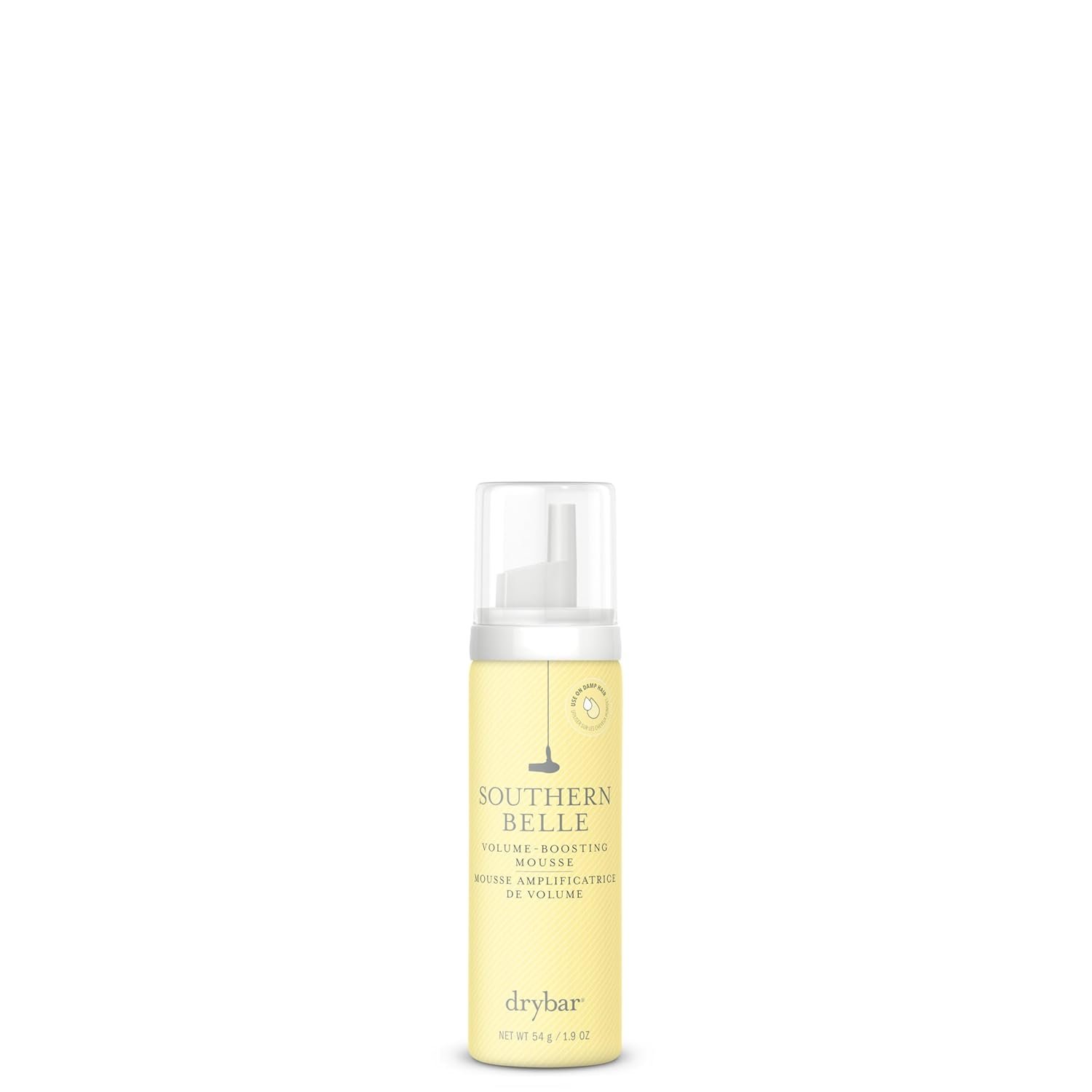 Drybar Southern Belle Volume – Boosting Mousse | Prevents Frizz & Damage, Smoothes Hair, and Provides Shine for Long-Lasting Body & Style