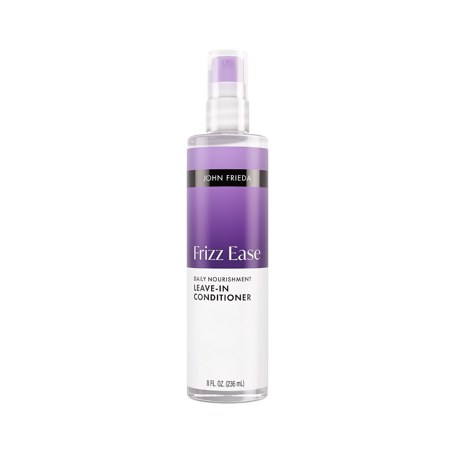 John Frieda Frizz Ease Daily Nourishment Leave-In Conditioner for Frizzy Hair, Detangler & Lightweight Hydration, 8 fl oz