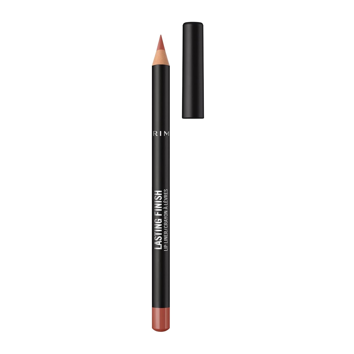 Rimmel Lasting Finish 8HR Soft Lip Liner Pencil – Vibrant, Blendable Formula to Lock Lipstick in Place for 8 Hours – 110 Spice, .04oz
