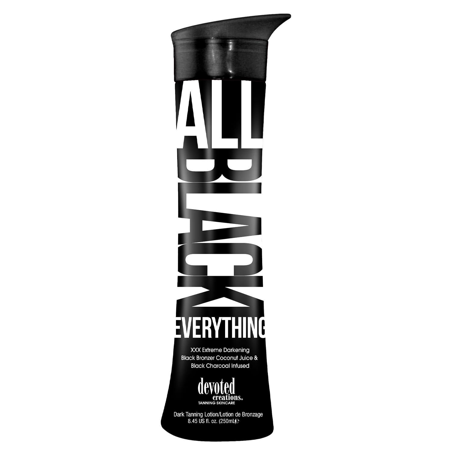 Devoted Creations All Black Everything – Extreme Darkening Black Bronzer Dark Tanning Lotion