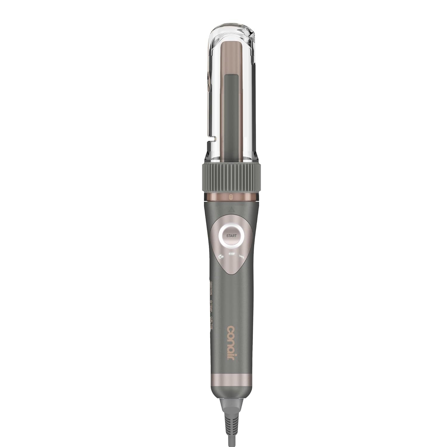 Conair InfinitiPRO Curl Secret ¾-In. Ceramic Auto Curling Iron | Safe automatic ¾ in. curl chamber with 9 style options for tangle-free curls on all hair types, CD1031L10