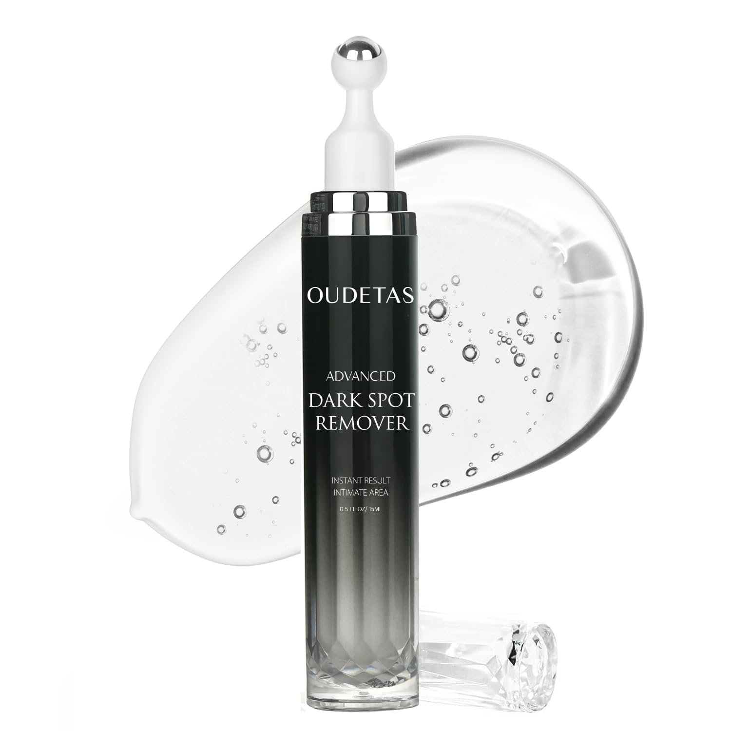 Dark Spot Remover for Face: Remove Sun & Age Spot Corrector – Melasma & Hyperpigmentation Brightening Serum for Body(Hand Leg Arm) – Brown Skin and Freckles Removal Treatment with Roller 15ml