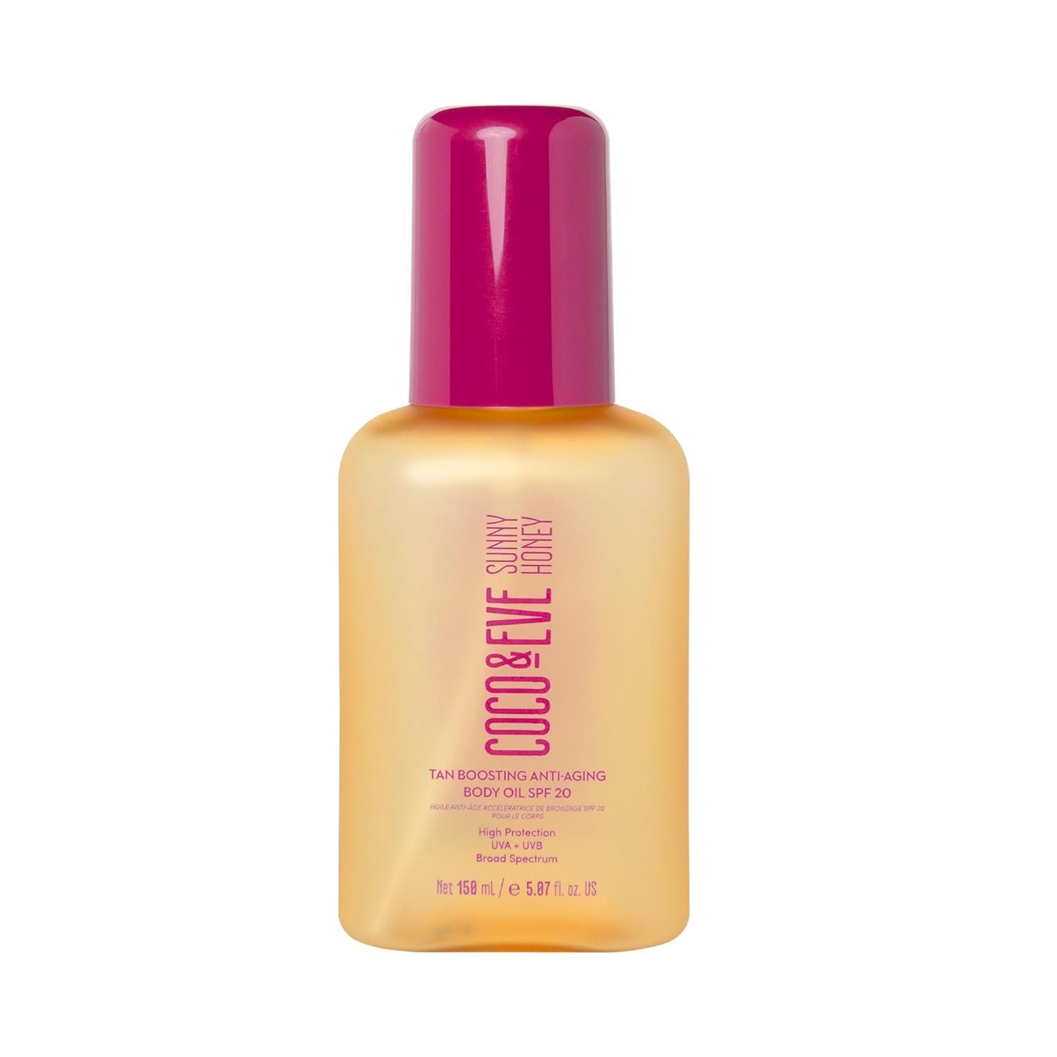 Coco & Eve Tan Boosting Anti-Aging Body Oil SPF20 – Tanning Accelerator Spray, UVA UVB Sun Protection | Moisturizing Outdoor Bronzing Enhancer with Natural Ingredients, Antioxidants (5.07 Fl Oz)