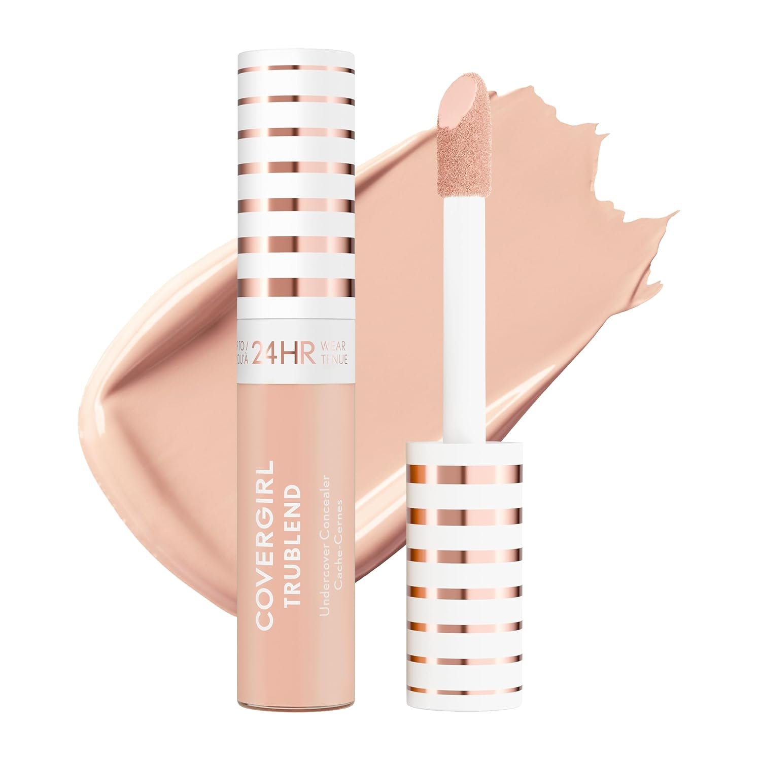 COVERGIRL TruBlend Undercover Concealer, Buildable, Full Coverage, 24-Hour Wear, Matte Finish – L150 Porcelain
