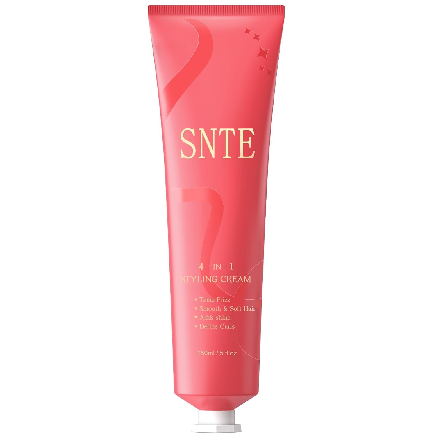 ‌4-in-1 Styling Cream for Flyaways & Curl Defining, Non-Greasy Smoothing Cream for Women & Kids, Add Shine Slick Back Hair, No White Flakes & Chemical Flavors Fly Away Hair Tamer