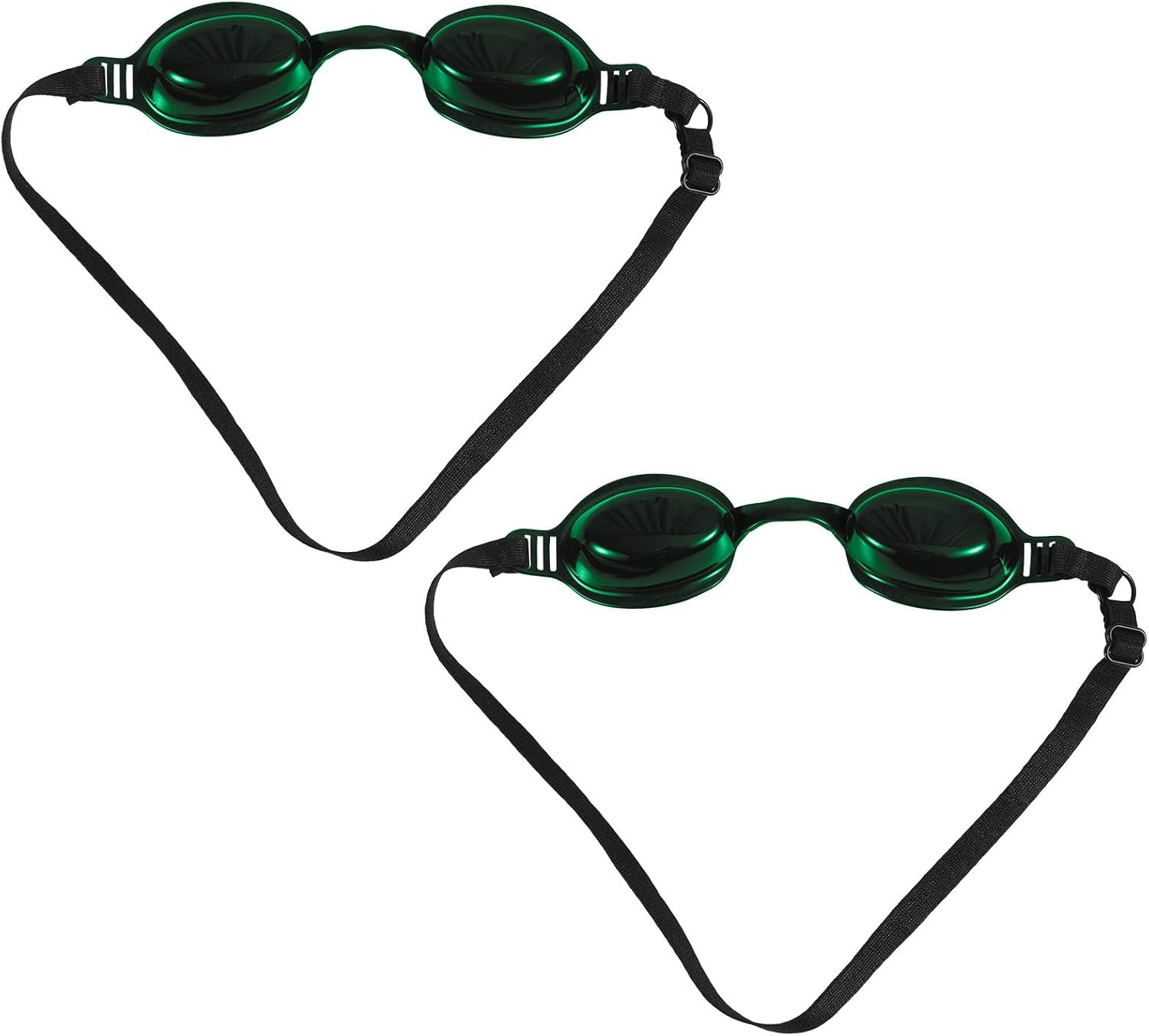 2 Pairs Protective Goggles for Red Light Eye Protection, See-Through Tanning Bed Goggles Tanning Eyewear for Sunbathing IPL LED Light Process without Blocking Vision