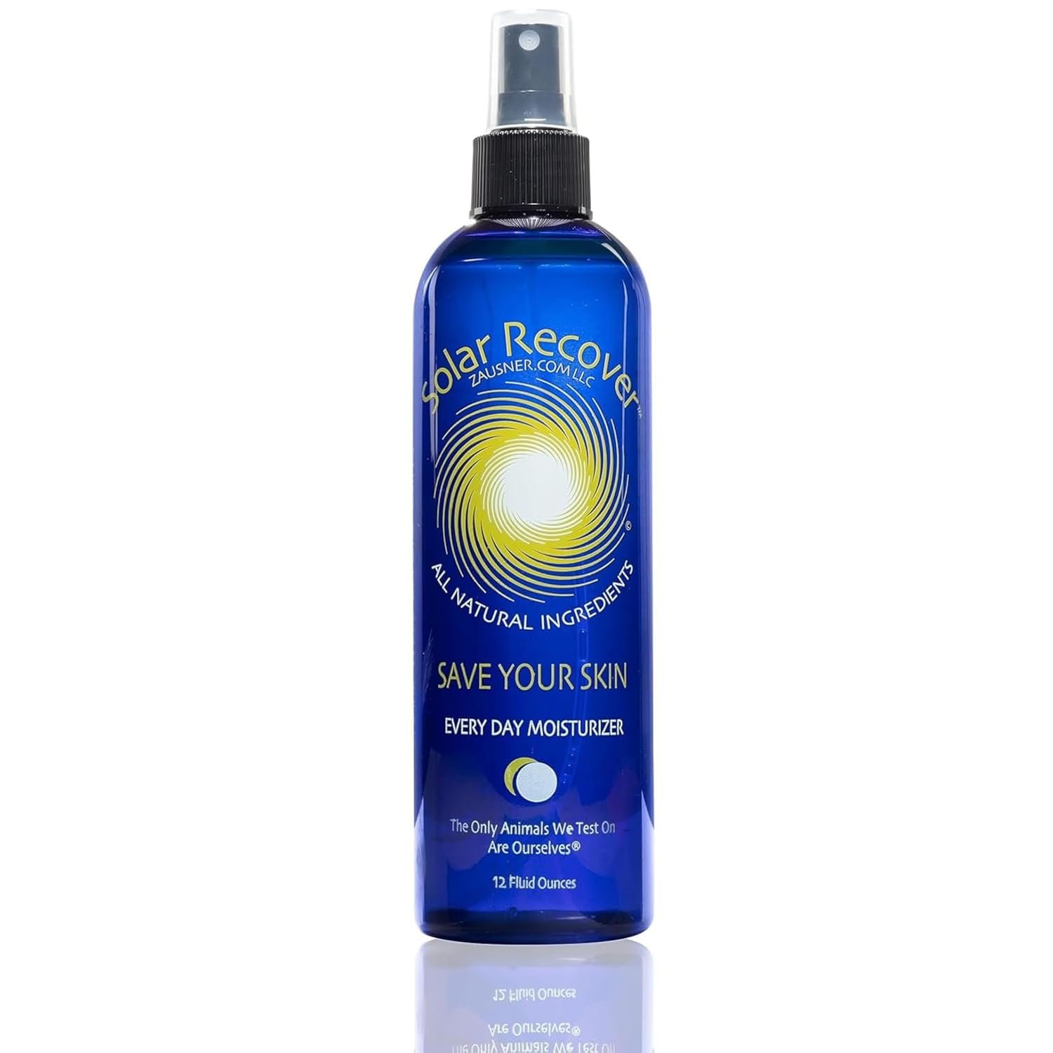 Solar Recover After Sun Moisturizing Spray (12 Ounce) – Hydrating Facial and Body Mist – 2460 Sprays of Sunburn Relief With Vitamin E and Calendula – Lotion Delivered in Water – Made in the USA