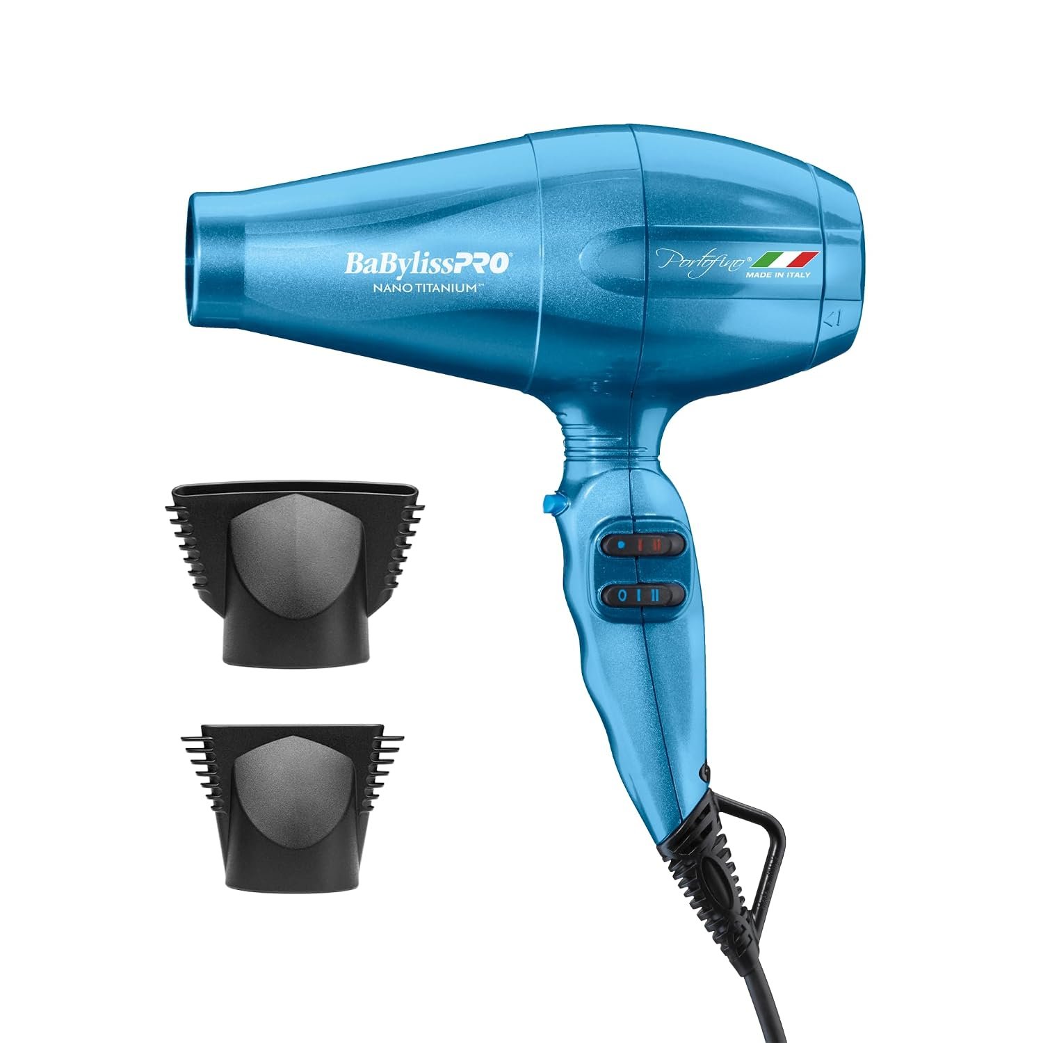 BaBylissPRO Nano Titanium Italian Portofino Hair Dryer – Professional 2000 Watt Blow Dryer