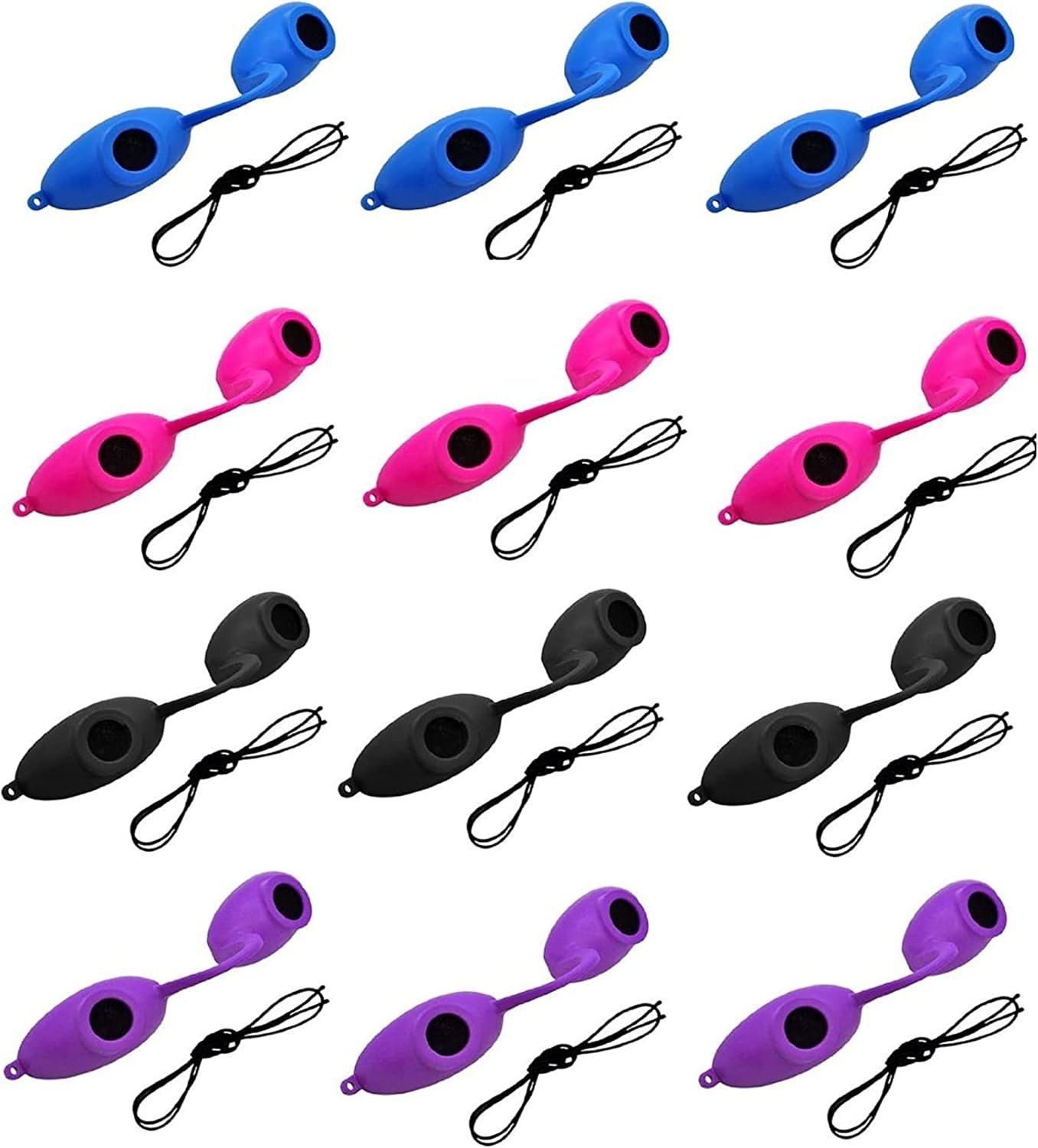 Super Sunnies Tanning Bed Goggles FDA Compliant Eyeshields, UV & Red Light Therapy Protection – Assorted 12 Pack