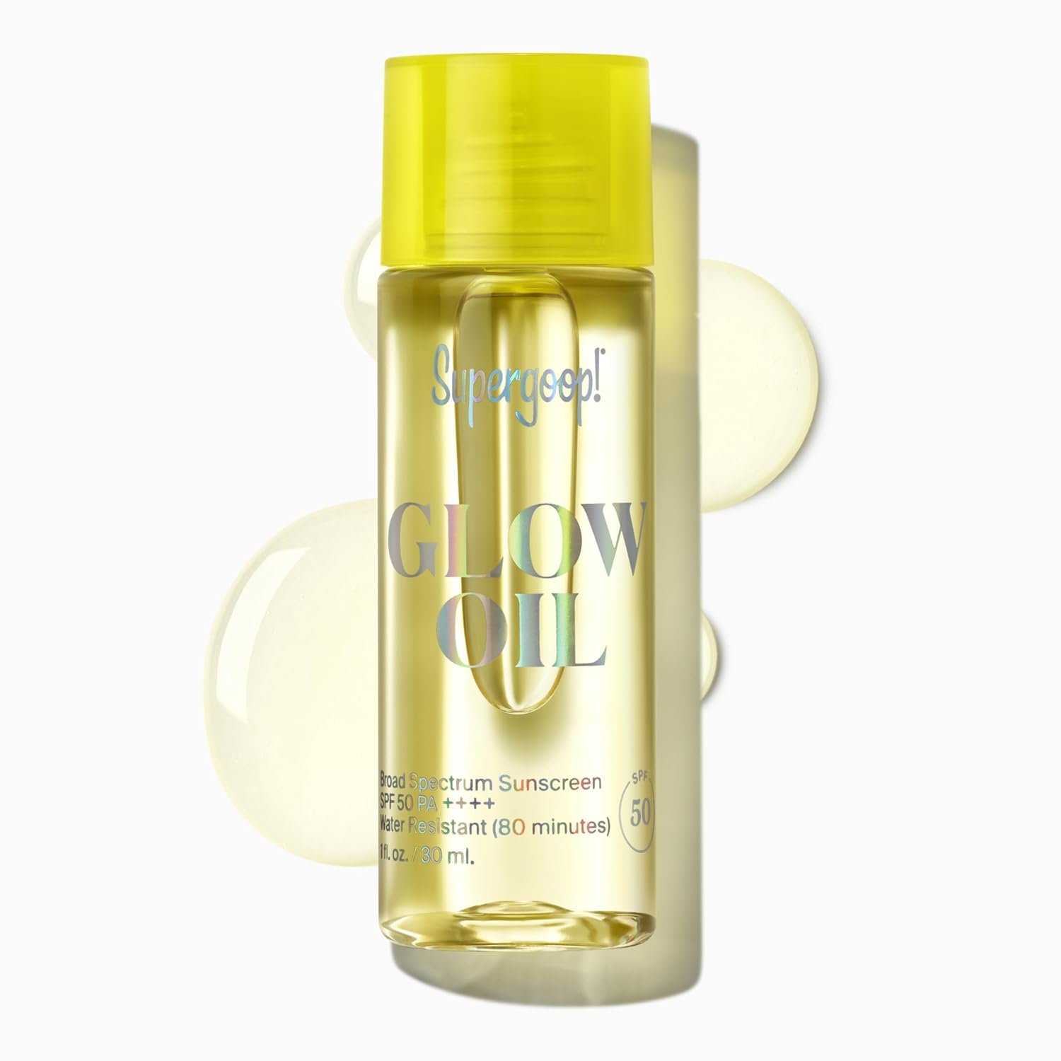 Supergoop! Glow Oil – SPF 50 PA++++ Vitamin E Body Oil + Broad Spectrum Sunscreen Protection – With Marigold, Meadowfoam & Grape Seed Extracts | PA++++, With Marigold, Meadowfoam, Grape Seed Extracts