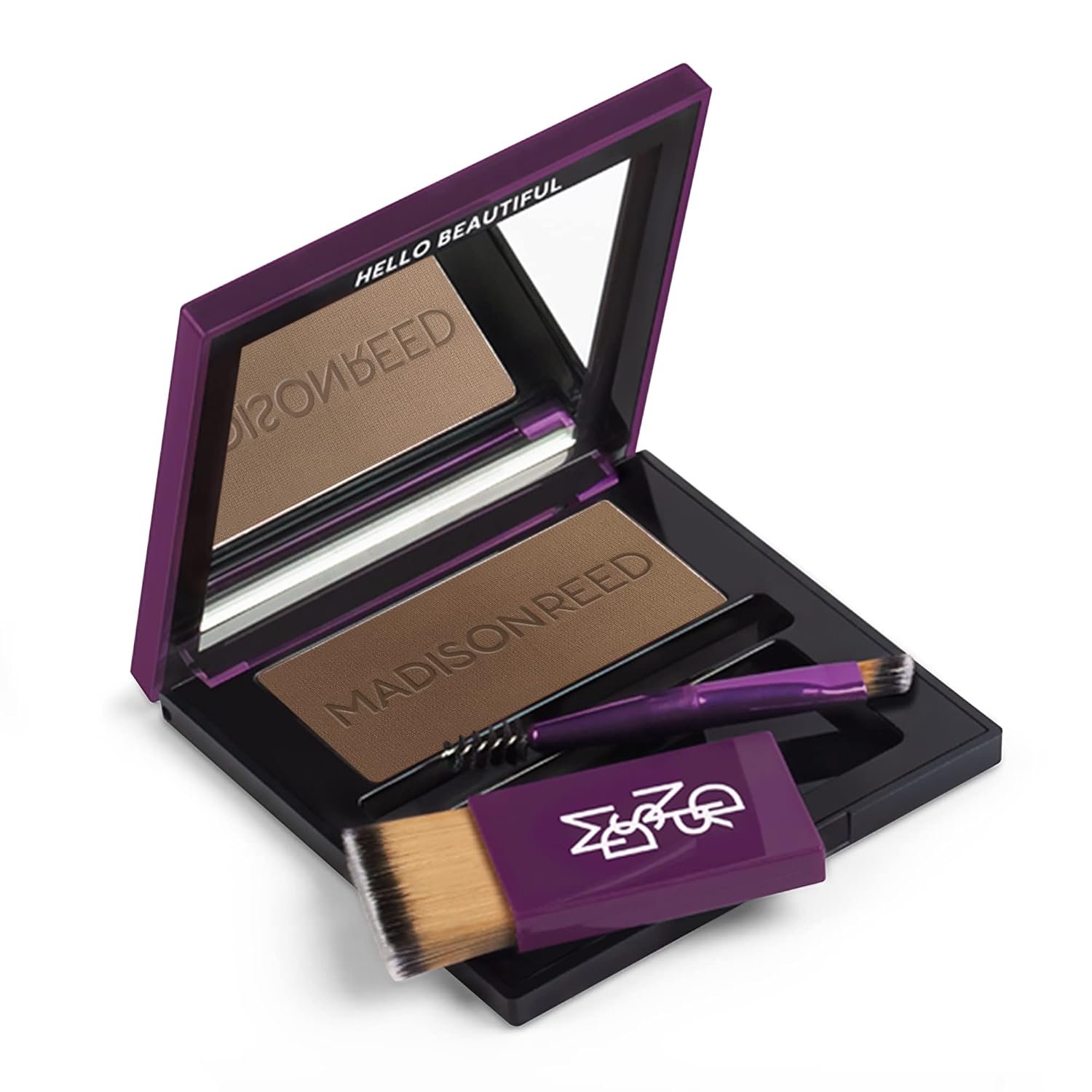 Madison Reed Root Touch Up + Brow Filler, Sabbia Light Brown – Instant Gray Coverage, Fills Brows & Thinning Hairlines, Rain/Sweat/Pillow-Proof, Smart 8-Free, Leaping Bunny Certified, 0.13 oz (60 Uses)