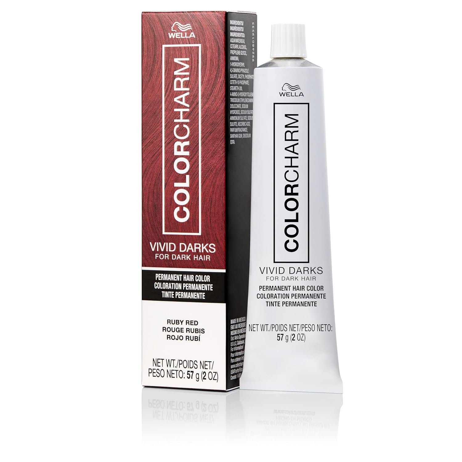 COLORCHARM VIVID DARKS Permanent Cream Color | Vibrant Hair Color for Naturally Dark Bases | Lifts 3-4 Levels, No Bleach Needed | Nourishing Lipids & Vegan Formula | 2 Fl Oz