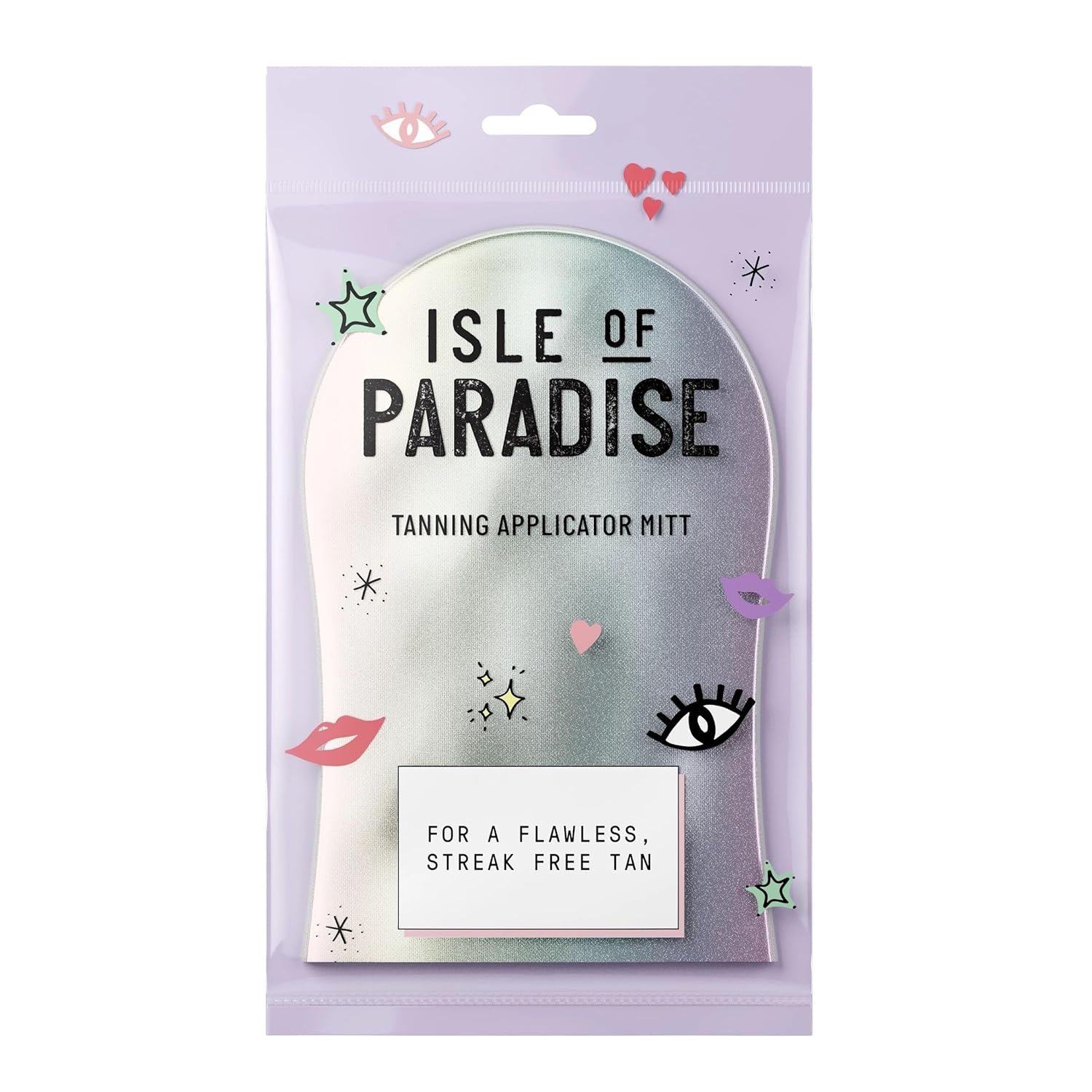 Isle of Paradise Tanning Applicator Mitt, Water Resistant & Streak Free Self-Tan Applicator, Protect Hands, Machine Washable & Reusable, 1 Count