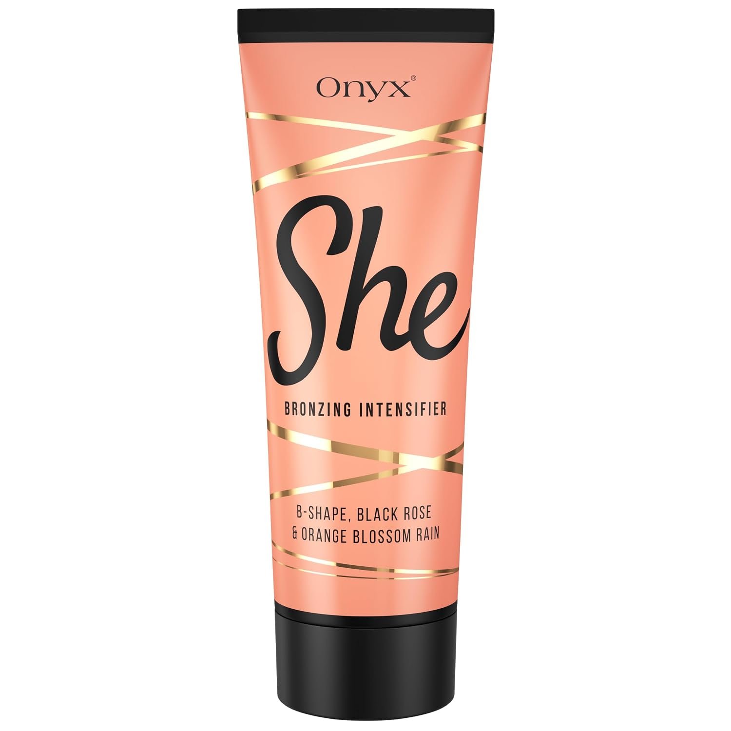 Onyx SHE Indoor Tanning Bed Lotion for Women with Bronzer and Accelerator – DHA and Tyrosine Tanning Intensifier – Moisturizing and Soothing Salon Formula – 6.76 fl oz